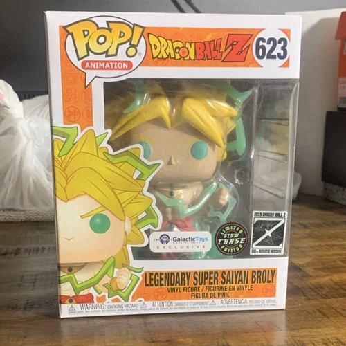 Funko Pop! Animation Dragon Ball Z #623 Broly Galactic Toys Glow Chase