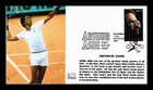 US COVER ARTHUR ASHE TENNIS CHAMPION FIRST DAY ISSUE TOMS CACHET DESIGNS