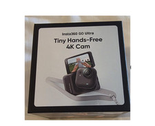 Insta360 Go Ultra Standard Bundle Black - Tiny Hands-Free 4K Cam, Brand NEW