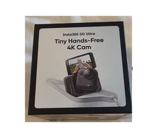 Insta360 Go Ultra Standard Bundle Black - Tiny Hands-Free 4K Cam, Brand NEW