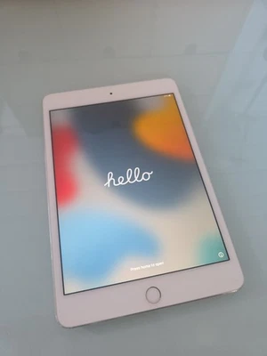 Apple iPad mini 4. Gen 7,9" A1538 Wi-Fi, Silber - Bild 1 von 2