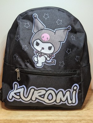BRAND NEW Kuromi by Sanrio Hello Kitty Mini Backpack Crossbody Bag Purse Black