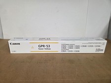 F Canon GPR-53 Yellow Toner New Sealed