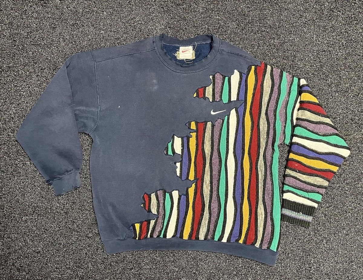 Defective Garments Custom Nike Vintage Sweatshirt XL 100 Defective Garments Custom Nike Vintage Sweatshirt XL 100