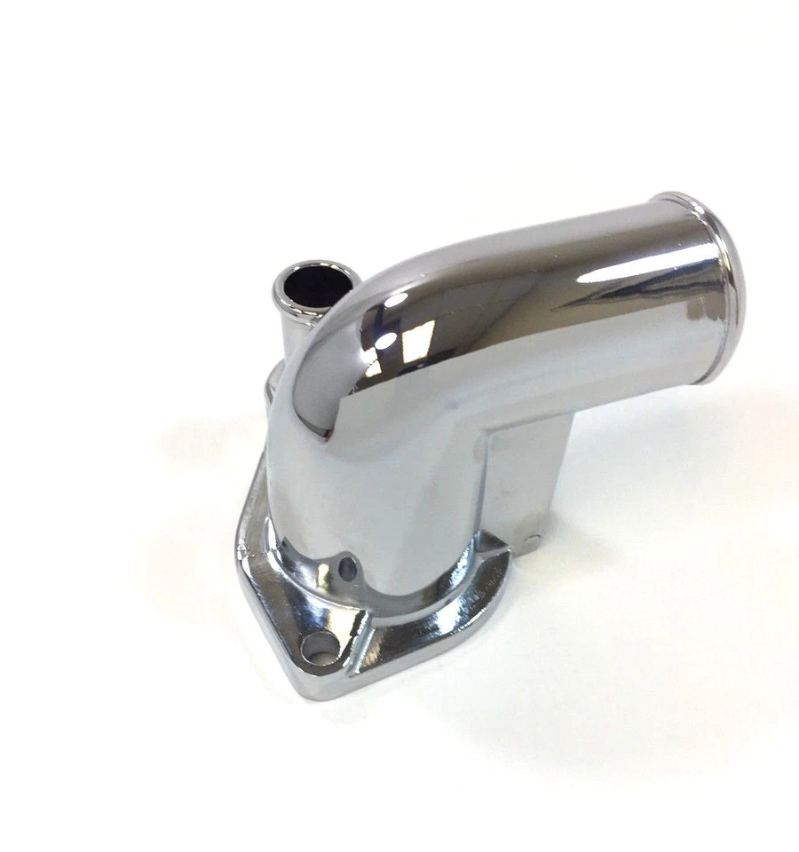 SB Ford Mustang GT SVT Cobra 5.0L 289 302 331 347 351W Cuello Agua Cromo Foto 2 de 2