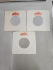 45 RPM 7" RECORD SLEEVES CO. SLEEVE 3 PACK SEE PHOTOS - Boardwalk SLV94