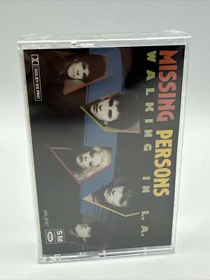 Missing Persons Walking In L.A. SEALED US 1988 Cassette New Wave Synth Pop MINT!