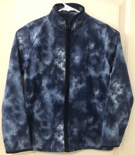 Oshkosh B'Gosh Fleece Cozie Jacket: Cloud Dye Remix NWT Blue Size 12 Boys Youth