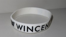 Original WINCENT WEISS Armband / Silikonarmband weiß NEU