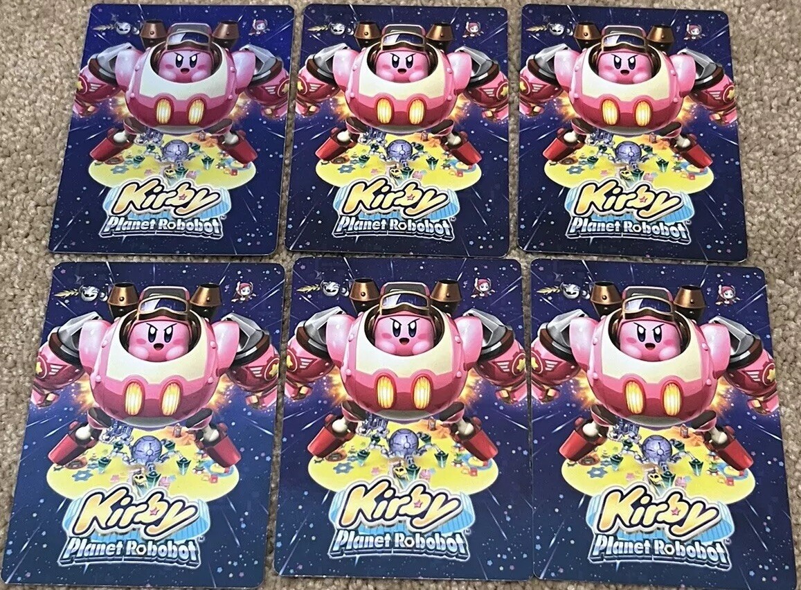 Kirby Planet Robobot Trading Cards Lot Of 6 | eBay