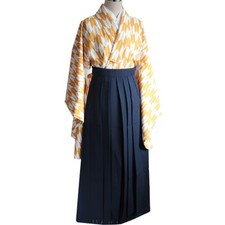 2pcs set of kimono Nishakusode  hakama Women's Traditional Kimono Japanese DG17