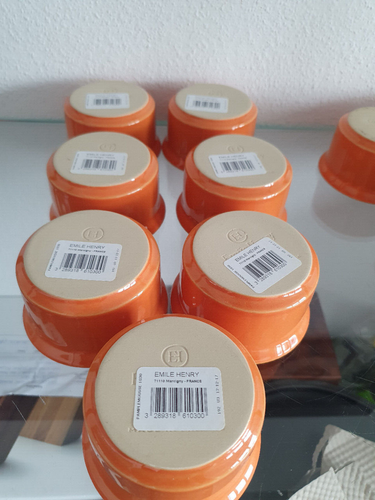 Emile Henry - Töpfchen -12 Stück, 200 ml, 10 cm, pamplemousse, orange - Bild 13 von 15