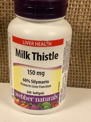 Milk Thistle 150 mg 240 Softgels