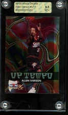 1999-00 Skybox Hoops Decade X Allen Iverson #1 Up Tempo Insert GEM 9.5 MT+ 76ers