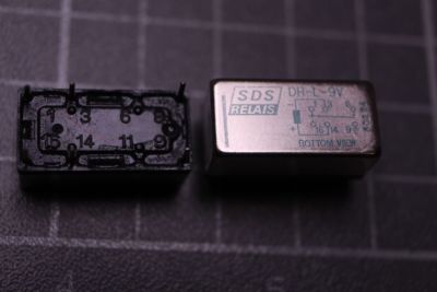 2 Stück Relais Nr490 SDS MATSUSHITA DR-L-9V  9V 1Wechsler bistabil