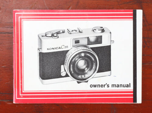 KONICA C35 OWNERS MANUAL/131484 - Picture 1 of 1