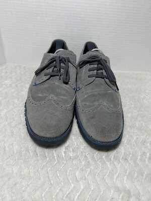 Cole Haan ZeroGrand Wingtip Oxford Shoes Sz 11.5 M Gray  display picture 2