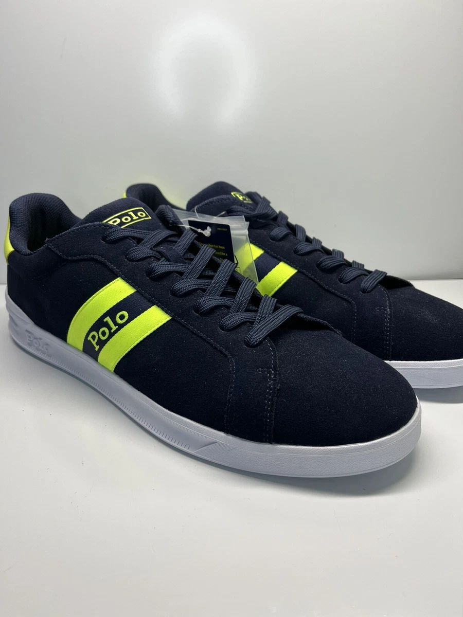 Polo ralph lauren leather hotsell trainers