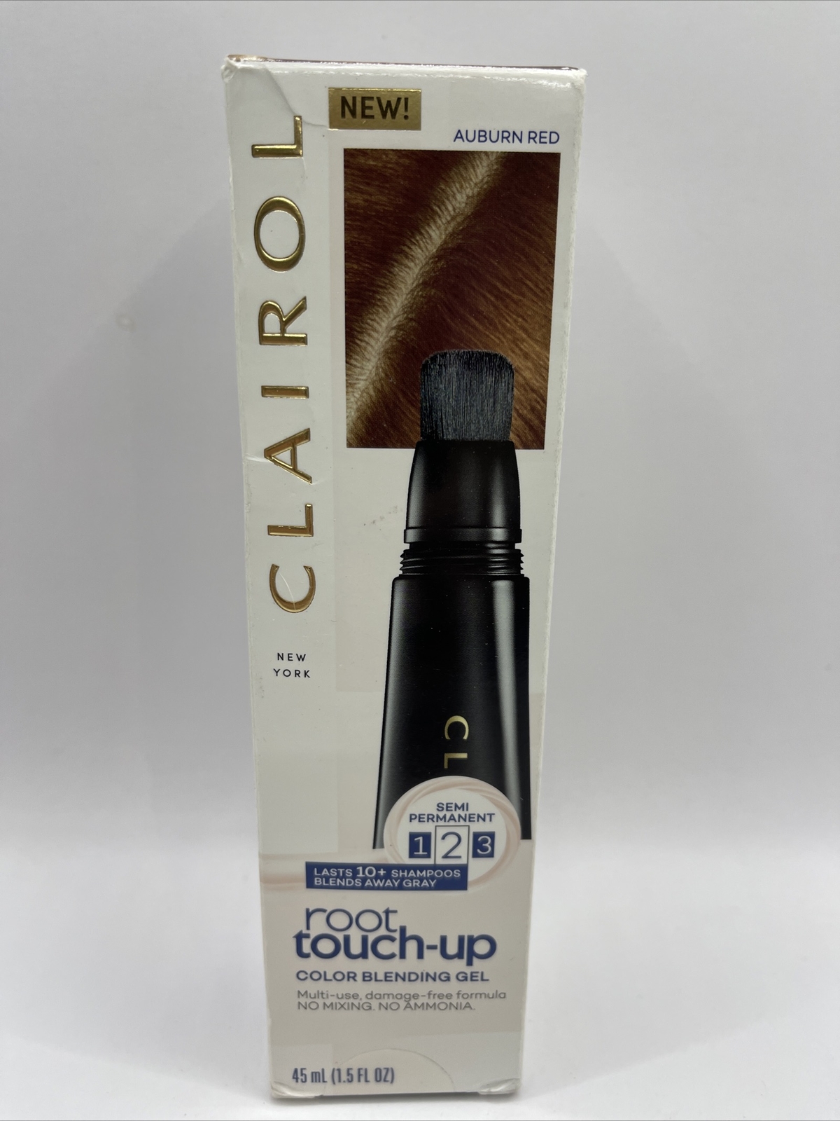 NEW Clairol Root Touch-Up Color Blending Gel Auburn Red