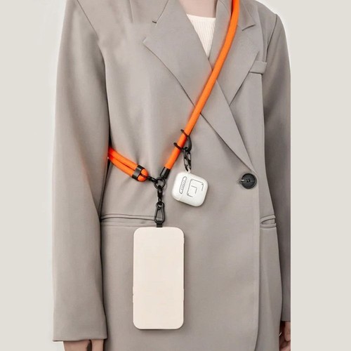 Anti-lost Mobile Phone Lanyard with Tether Tab Neck Strap Men Women - Photo 6 sur 20
