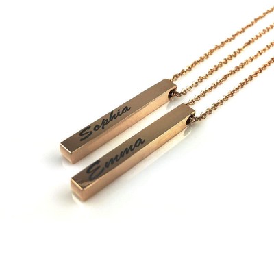 Personalized Engraved Rose Gold 