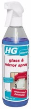 HG Glass Mirror Cleaner 500ml No Streaks Window Grease Cleaning Solution Spray