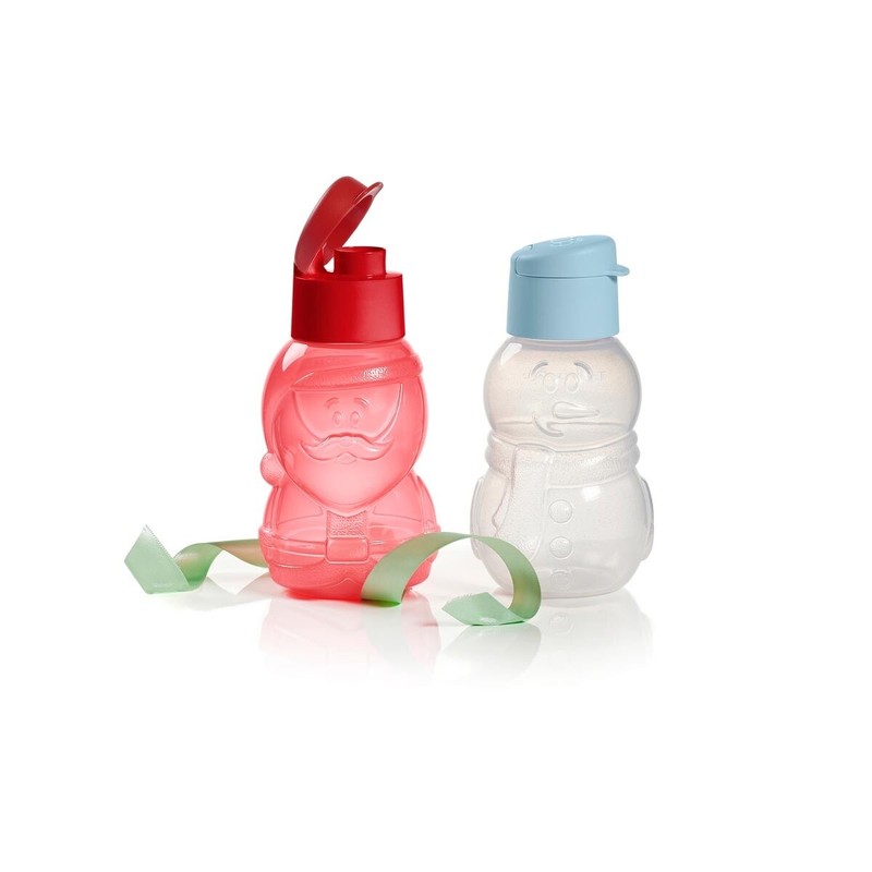 Tupperware Holiday Eco Bottles - Set of Two - New - Christmas - Holiday - 12oz