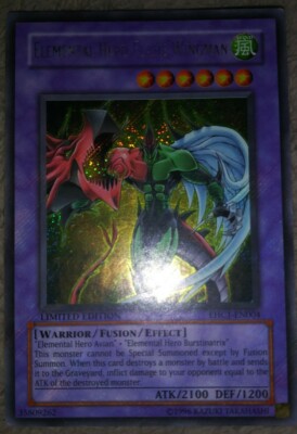 YUGIOH EHC1-EN004 ELEMENTAL HERO FLAME WINGMAN SECRET MP