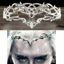 The Hobbit Elven King Thranduil Crown Headwear Circlet Elven Elf Cosplay Props