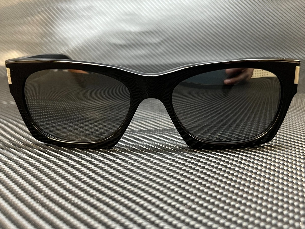 SAINT LAURENT SL 402 002 Black Square Unisex 54 mm Sunglasses | eBay