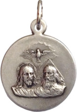 Medalla de la Santísima Trinidad - Medallas de los Santos Patronos - Hecho en Italia