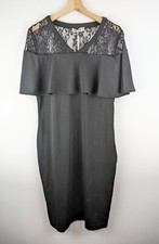 Grace Karin Pencil Dress Fitte Bodycon Black Lace Size XL