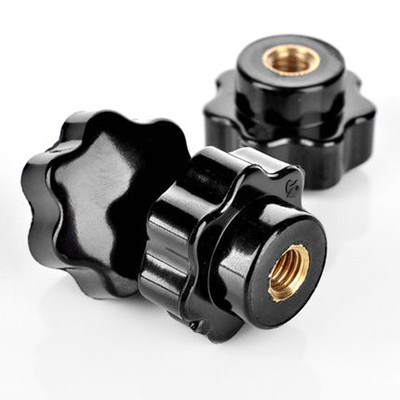 YIWMHE 3pcs M4 M5 M6 Bakelite Grip Hand Nuts Hands Knurled Handwheel Knob Handle Arm Hilt Adjust Brass Core Nut 17mm Head Diameter Size : M4x17mm YIWMHE 3pcs M4 M5 M6 Bakelite Grip Hand Nuts Hands Knurled Handwheel Knob Handle Arm Hilt Adjust Brass Core Nut 17mm Head Diameter Size : M4x17mm