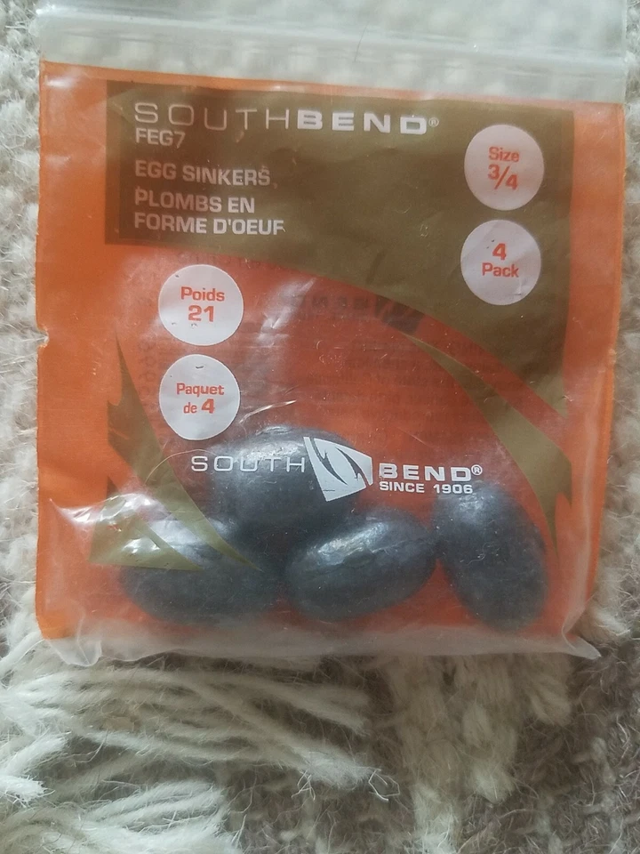 Southbend Egg Sinkers 尺寸 3/4 4 包 — 第 2/4 张图片