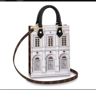 LOUIS VUITTON トートバッグ LOUIS VUITTON x FORNASETTI Limited Edition Petit Sac Plat