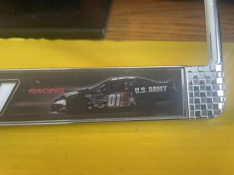 MARCO DE MATRÍCULA NASCAR MARK MARTIN #1 EJÉRCITO DE EE. UU. NUEVO PRODUCTO CON LICENCIA Foto 4 de 4