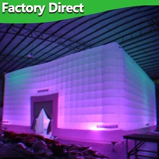 Outdoor Inflatable Wedding Tent Party Giant Disco Cube Tent Inflatable Nightclub