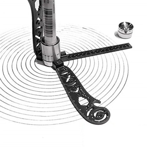 Engineering Drawing Compass Multi-functional Drawing Ruler Creative Personality - Picture 5 of 8
