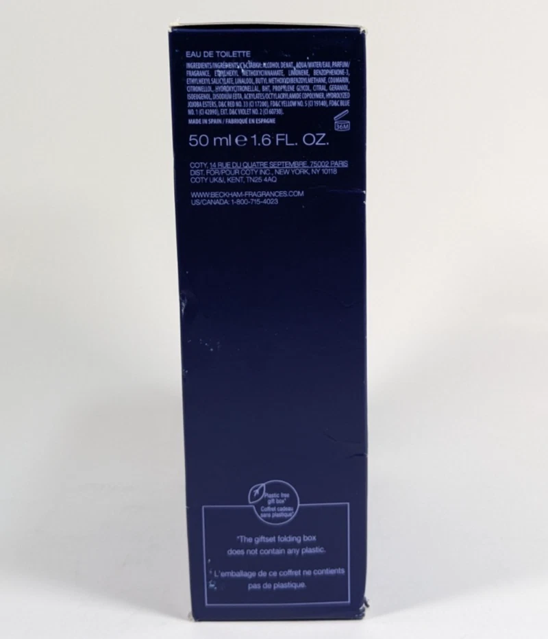 Juego de eau de toilette azul clásico para hombre David Beckham 1,6 oz y gel de ducha 6,7 oz Foto 2 de 4