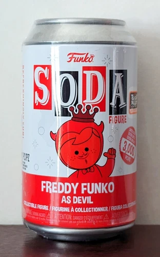 Funko SODA Freddy Funko as Devil Red Figure Soda LE 3000 Fright Night 2022 NEW