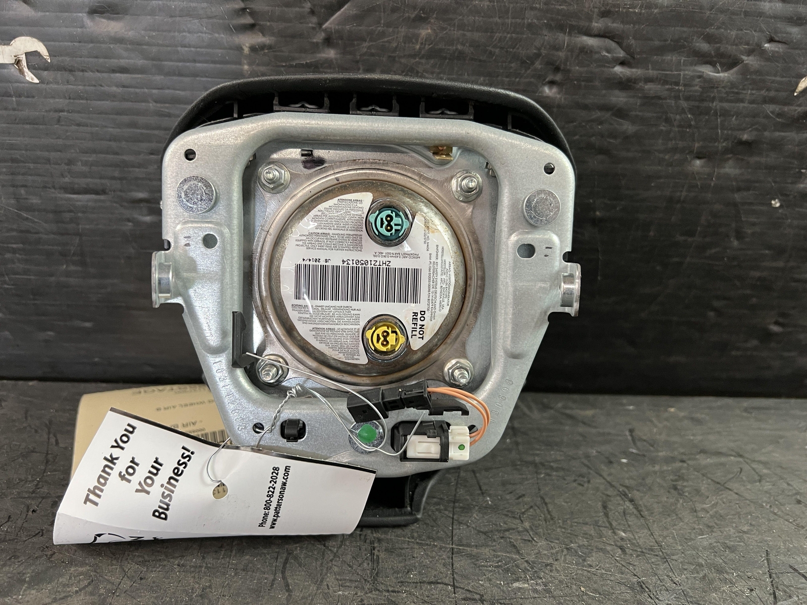 14-19 MASERATI GHIBLI DRIVER LEFT STEERING WHEEL AIR BAG INFLATOR