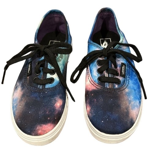 VANS KIDS AUTHENTIC LO PRO COSMIC GALAXY SKATE SHOES- Size 13 New With Box - Picture 2 of 14