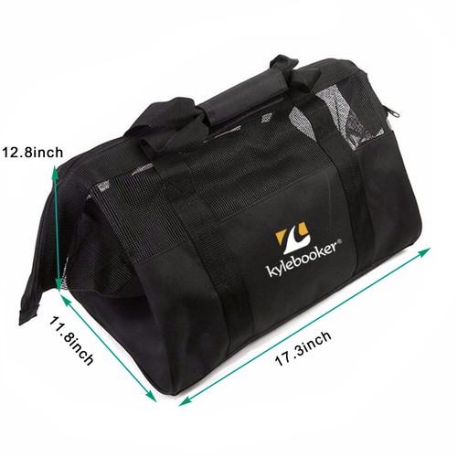Wader Bag,Fishing Chest Waders and Wading Boots Shoes Mesh Surface Storage Pouch - Picture 3 of 10