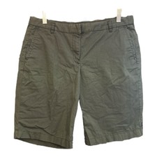 J Crew 9 Classic Women s Chino Shorts Green Size 10