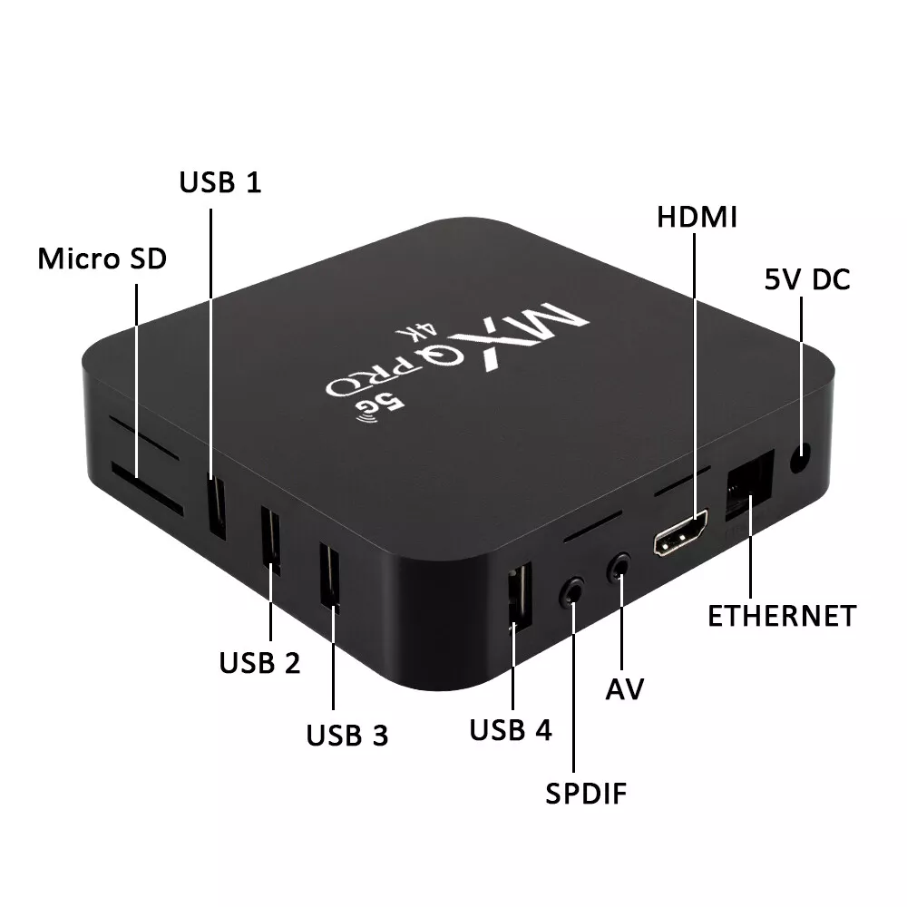 Smart TV BOX Android MXQ-PRO4K - Megatronic