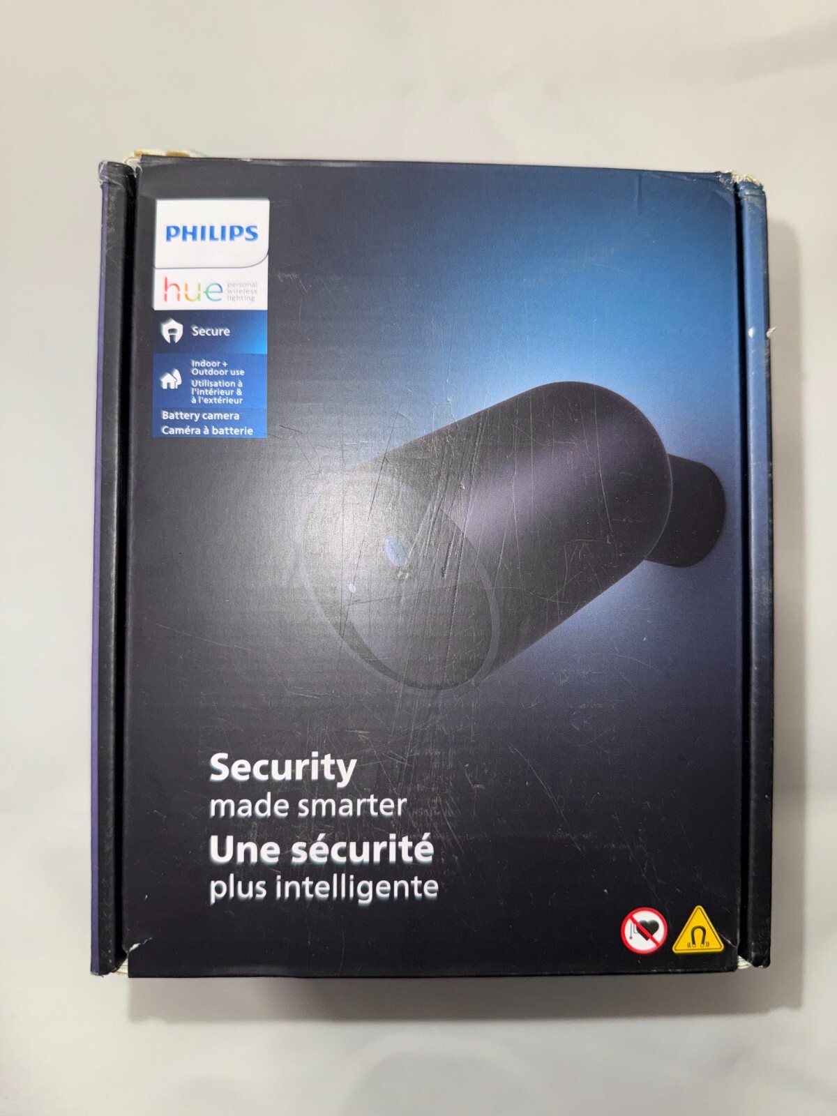 Philips Hue Secure Wireless Smart Security Camera Black 1 Pack