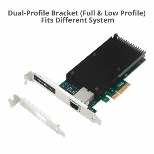 Adaptador de tarjeta adicional PCI Express de red Ethernet de un solo puerto 10G SIIG - Imagen 7 de 9