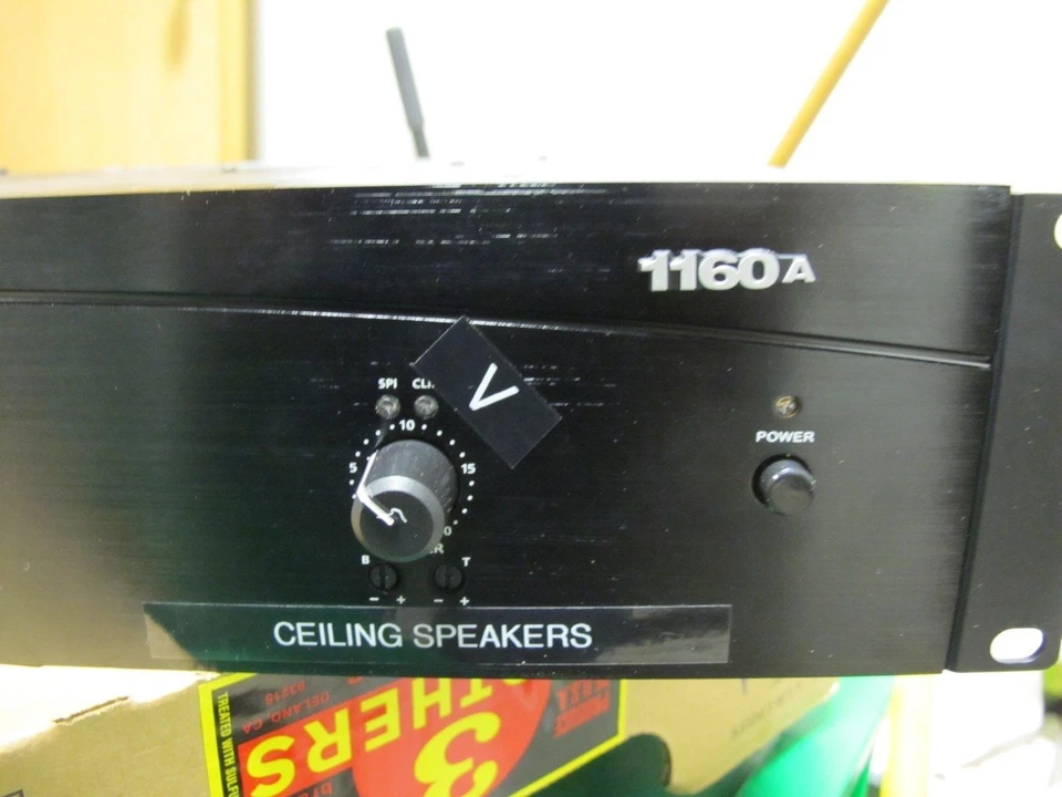 Crown 1160A 160W 70/100V Commercial 2U Rackmount Single-Zone Power Amplifier - Image 2 of 4