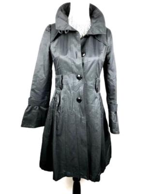 guess long black coat