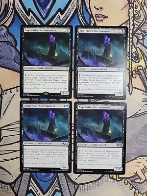 4x Apprentice Necromancer - NM/M Mixed Sets C17 UMA MTG Magic